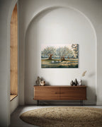 Peaceful Grazing Sheep