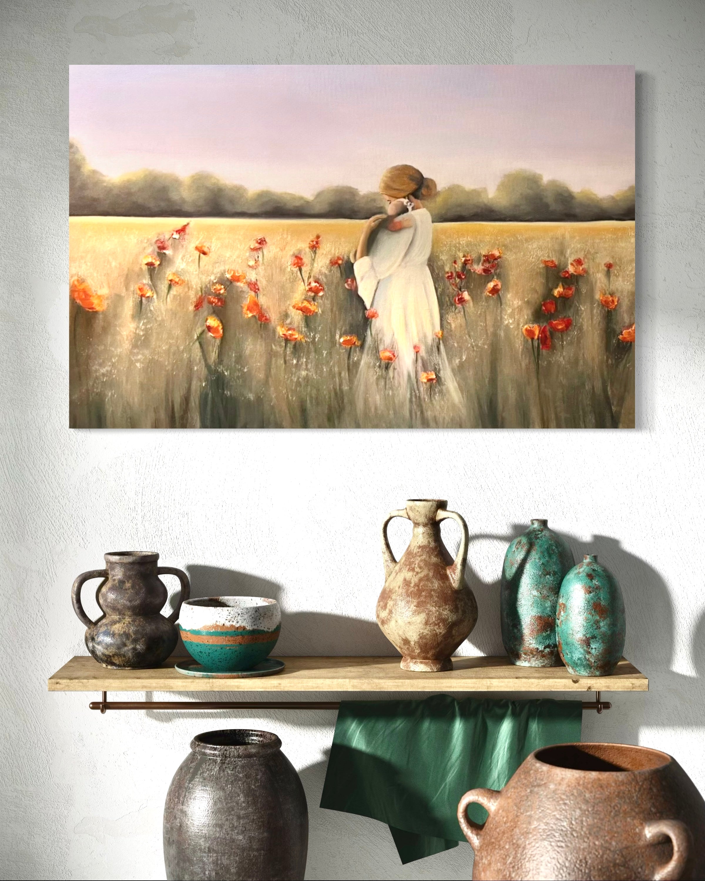 Poppies' Embrace