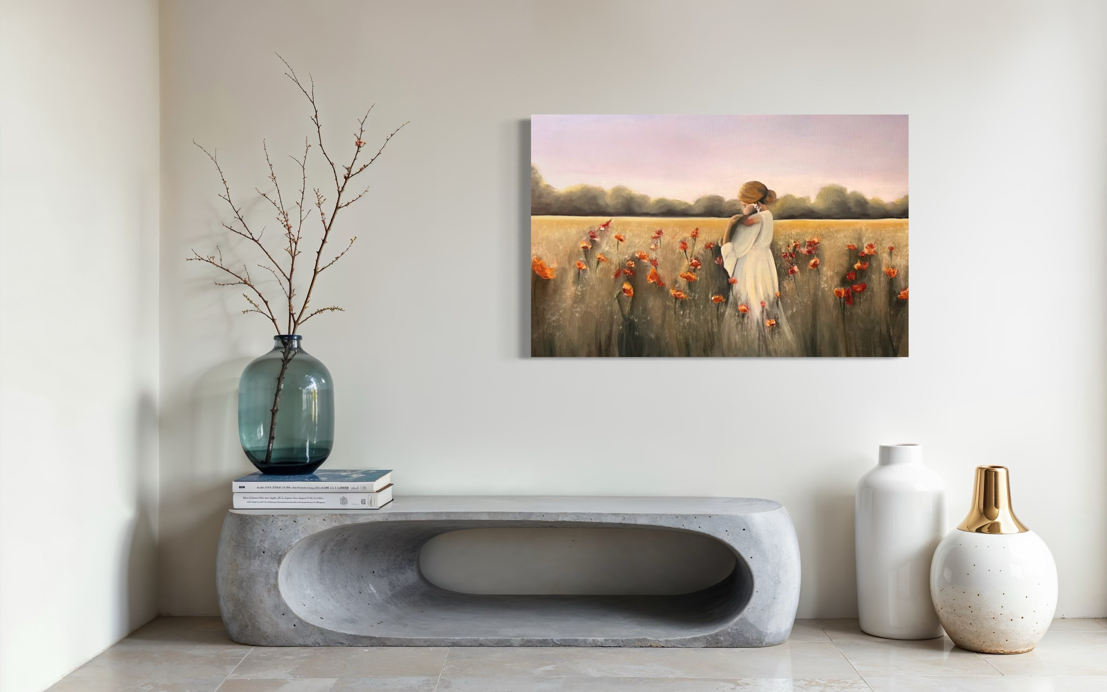 Poppies' Embrace